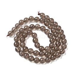 Natural Smoky Quartz Bead Strands&nbsp;G-D840-62-6mm
