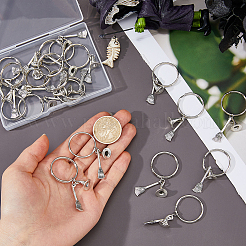 20Pcs Alloy Keychains&nbsp;KEYC-FH00096