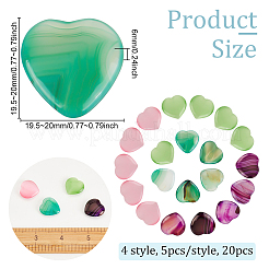 20pcs 4 style Natural Gemstone & Cat Eye Home Display Decorations&nbsp;DJEW-OC0001-36