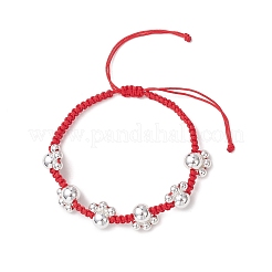 Paw Print Electroplate Non-magnetic Synthetic Hematite Beaded Bracelets&nbsp;BJEW-JB12085-02