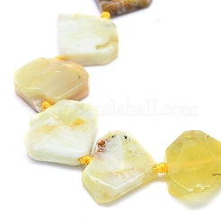 Natural Yellow Opal Beads Strands&nbsp;G-G106-E02-01