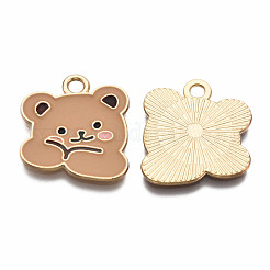 Alloy Enamel Pendants&nbsp;ENAM-T011-109B-NR
