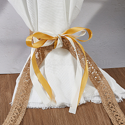 10M Burlap Braided Ribbons&nbsp;OCOR-WH0093-32