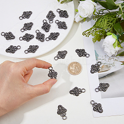 20Pcs Knot Zinc Alloy Adjustable Jean Button Pins&nbsp;FIND-FH0017-91B