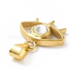 PVD Vacuum Plating 304 Stainless Steel with Crystal Rhinestones Pendants&nbsp;STAS-G261-19G