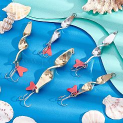 8Pcs 8 Style 201 Stainless Steel Fishing Crankbaits&nbsp;FIND-FH0003-68