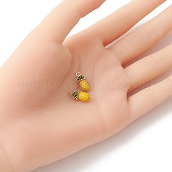 2Pcs Brass Enamel Charms&nbsp;KK-YW0001-82