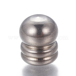 Tarnish Resistant 201 Stainless Steel Cord Ends&nbsp;LS-STAS-P239-19P