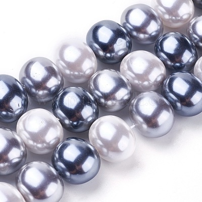 Shell Pearl Beads Strands&nbsp;BSHE-L035-E04-1