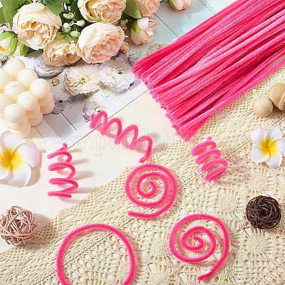100Pcs DIY Plush Sticks&nbsp;FIND-SP0004-72D-1