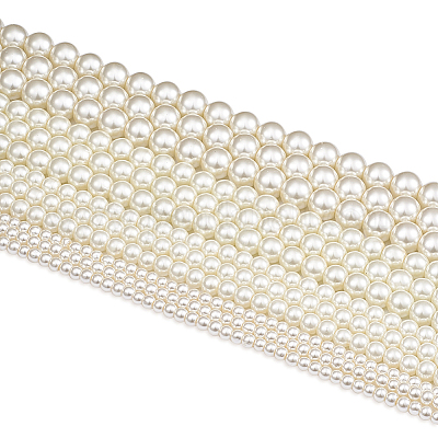 Glass Pearl Beads Strands Sets&nbsp;HY-TA0001-B-02-1