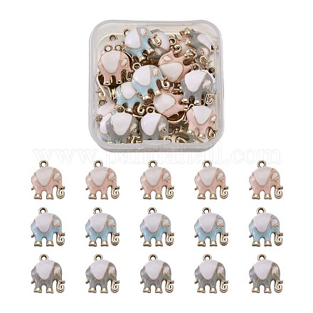 Alloy Enamel Pendants ENAM-TA0001-12-1