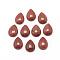 Synthetic Goldstone Cabochons, teardrop, 13~14x9~10x5mm
