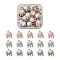 Alloy Enamel Pendants, Light Gold, Elephant, Mixed Color, 17x14.5x5mm, Hole: 1.8mm, 3 Colors, 10pcs/color, 30pcs/box