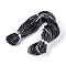 Waxed Polyester Cords, Round, Colorful, 1mm, about 492.13 Yards(450m)/Bundle