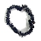 Synthetic Blue Goldstone Stretch Bracelets, Chip, Inner Diameter: 2-1/8~2-3/8 inch(5.5~6cm)
