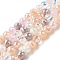 Electroplate Glass Beads Strands, Faceted, Round, PeachPuff, 6mm, Hole: 1mm, about 100pcs/strand, 21.46 inch(54.5cm)