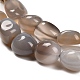 Natural Grey Agate Beads Strands&nbsp;G-P568-C17-01-4