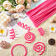 100Pcs DIY Plush Sticks&nbsp;FIND-SP0004-72D-4