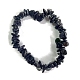 Synthetic Blue Goldstone Stretch Bracelets&nbsp;PW-WG56138-02-1