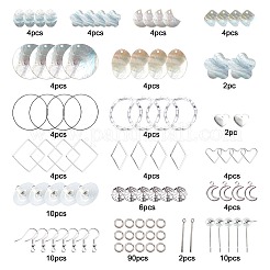DIY Geometric Style Earring Making Kits&nbsp;DIY-SC0013-21S