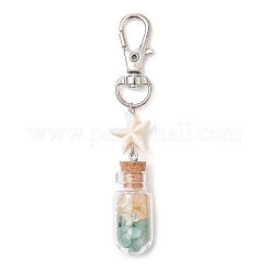 Natural & Synthetic Gemstone Pendant Decoration&nbsp;HJEW-JM03862-01