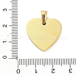 304 Stainless Steel Stamping Blank Tag Pendants&nbsp;STAS-Z126-02G-01