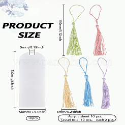 Transparent Acrylic Blank Big Pendants&nbsp;DIY-LP0001-64