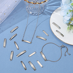 80Pcs 4 Styles 201 Stainless Steel Links/Connectors&nbsp;STAS-BBC0007-43