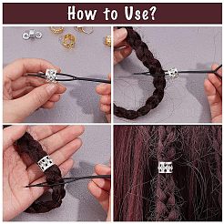 Twisted Hair Coil Dreadlock Beads&nbsp;FIND-NB0001-58
