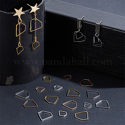 80Pcs 8 Styles Zinc Alloy Linking Rings&nbsp;FIND-GA0004-09