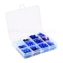 DIY Blue Series Bracelet Jewelry Making Kits&nbsp;DIY-YW0002-66
