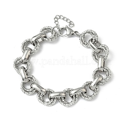 304 Stainless Steel Rolo Chain Bracelets for Women&nbsp;BJEW-S176-01P-B