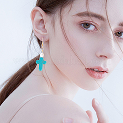 210Pcs 6 Styles Synthetic Turquoise Beads&nbsp;G-HY0001-52