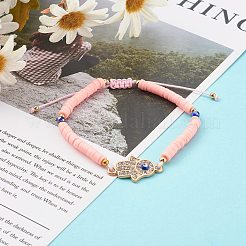 Adjustable Nylon Thread Braided Bead Bracelets&nbsp;BJEW-JB06197