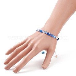 3 Strands Electroplate Glass Beads Strands&nbsp;EGLA-PA0001-25B