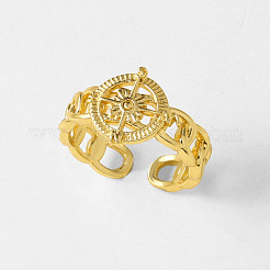 Ocean Brass Cuff Open Rings&nbsp;WGF4C63-01