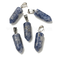 Natural Blue Spot Jasper Pendants&nbsp;G-Z067-07P-12