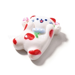 Opaque Resin Cabochons&nbsp;CRES-U004-04D