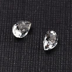 Faceted Natural White Topaz Cabochons&nbsp;G-I295-05C-15A-10