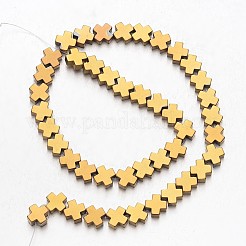 Electroplate Non-magnetic Synthetic Hematite Bead Strands&nbsp;G-F300-51