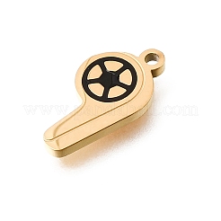 304 Stainless Steel Enamel Pendants&nbsp;STAS-E531-15G