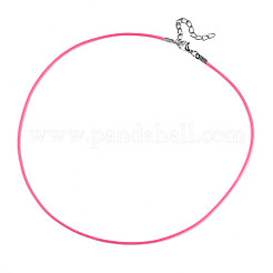 Waxed Cotton Cord Necklace Making&nbsp;MAK-S034-M