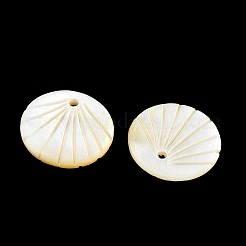 Natural Yellow Shell Pendants&nbsp;SH-CBACA76-03