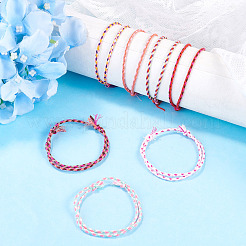 7Pcs 7 Colors Bohemian Cotton Cord Braided Bracelets&nbsp;BJEW-TA0001-29