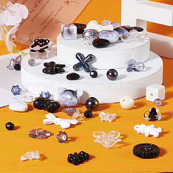 Opaque & Transparent Acrylic Beads&nbsp;MACR-TA0001-48