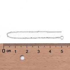 925 Sterling Silver Ear Stud Findings&nbsp;X-STER-I014-04S