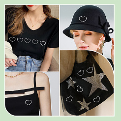 Glitter Hotfix Rhinestone(Hot Melt Adhesive On The Back)&nbsp;DIY-WH0188-91