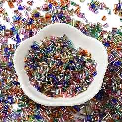 Baking Paint Glass Round Bugle Beads&nbsp;SEED-Z002-A-E05