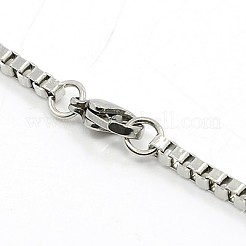 Tarnish Resistant 304 Stainless Steel Necklaces&nbsp;NJEW-F027-41-2.5mm